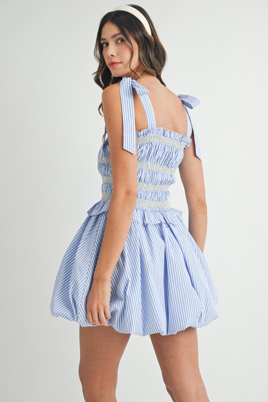 Smocked Waves Bubble Dress