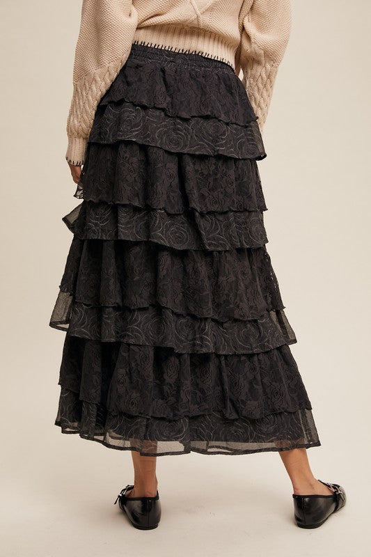 Rosie Lace Maxi Skirt