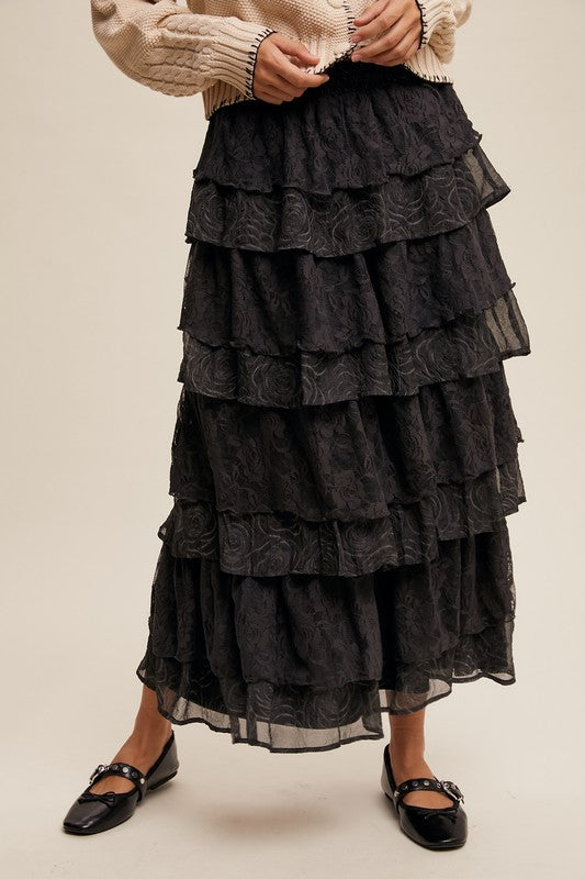 Rosie Lace Maxi Skirt
