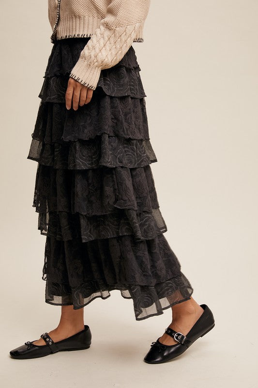 Rosie Lace Maxi Skirt