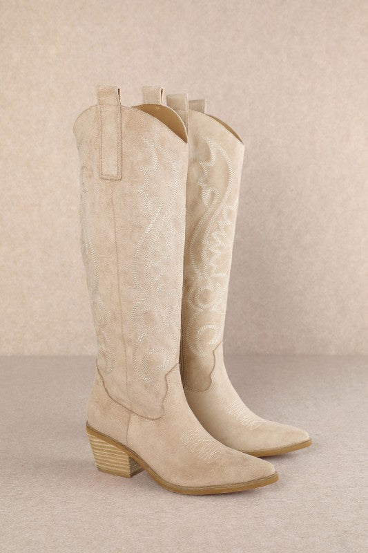 Daisy Cowgirl Boot (Cream)