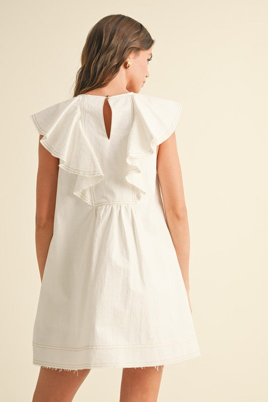 30A Linen Mini Dress