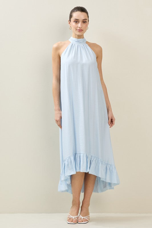 Baby Blue High Low Dress