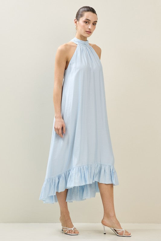 Baby Blue High Low Dress