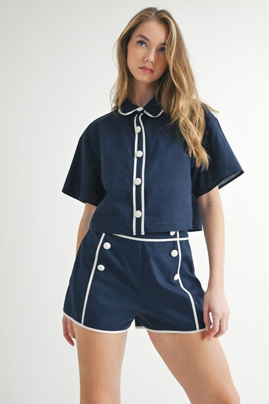 Navy & White Captain Set
