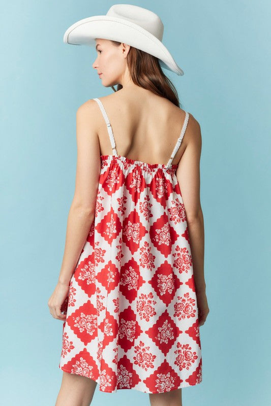 Rodeo Rose Sundress
