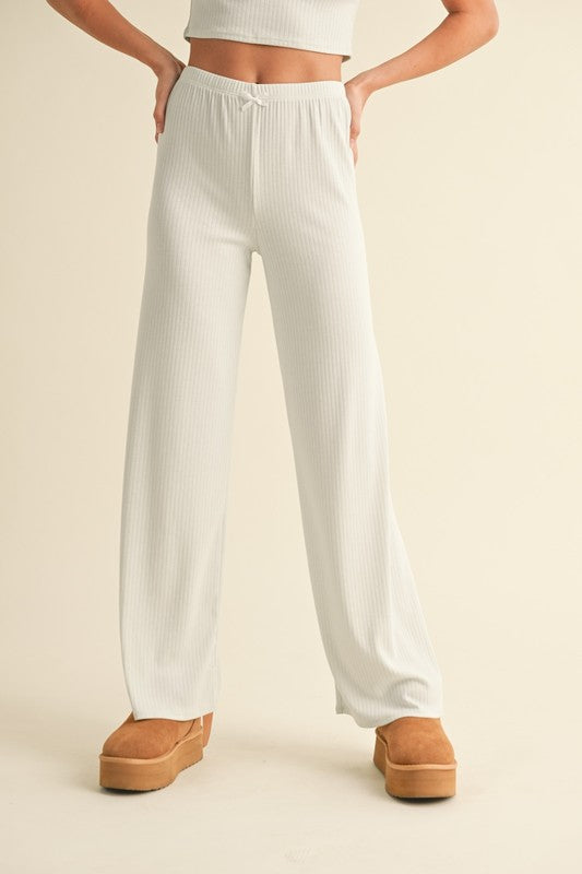 Mint Pointelle PJ PANTS