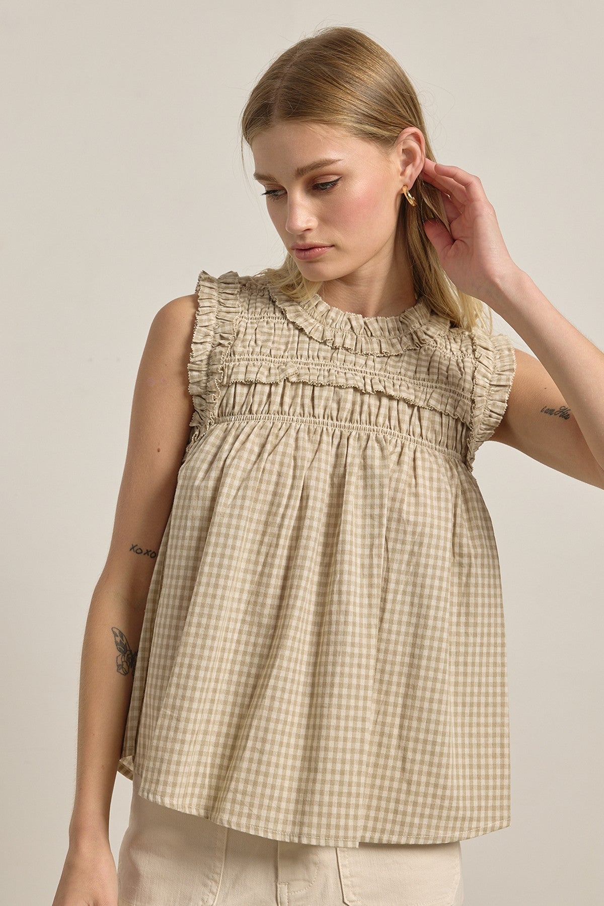 The Millie Top (Taupe)