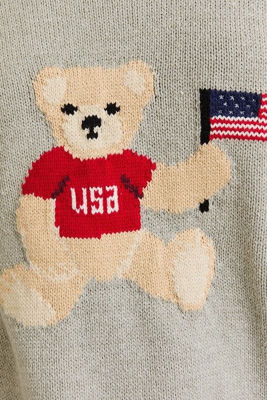 Star-Spangled Snuggles Sweater