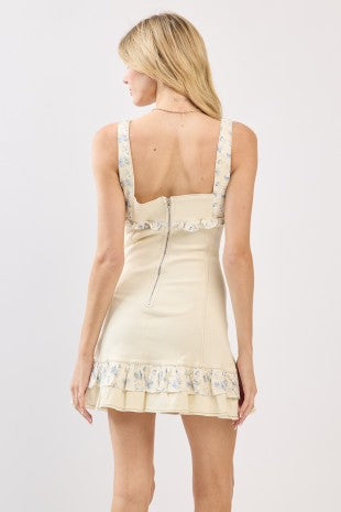 Cottage Denim Mini Dress