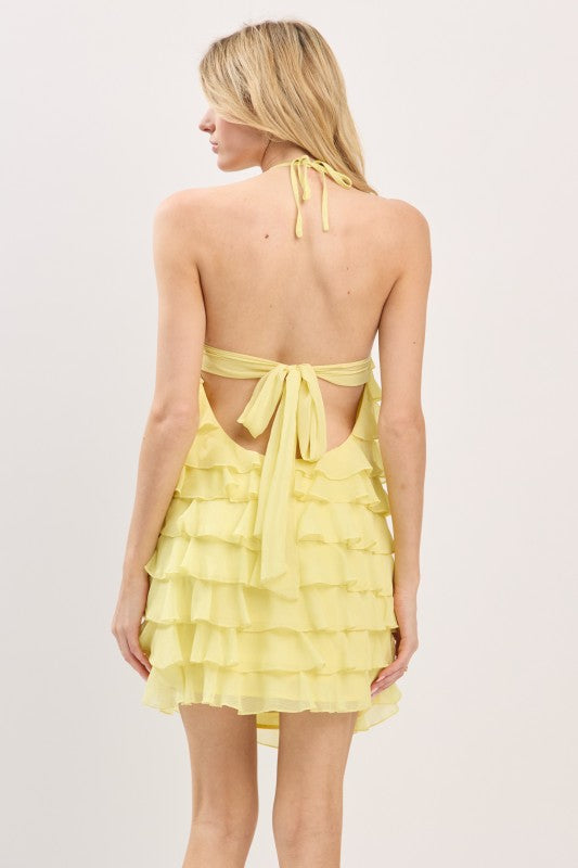 Lemon Drop Mini Dress