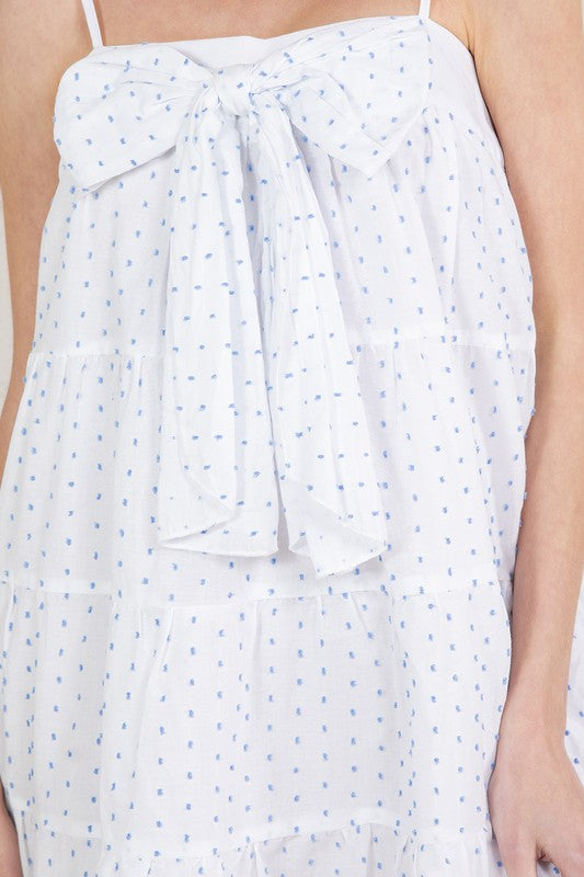 Blueberry Dotty Mini Dress