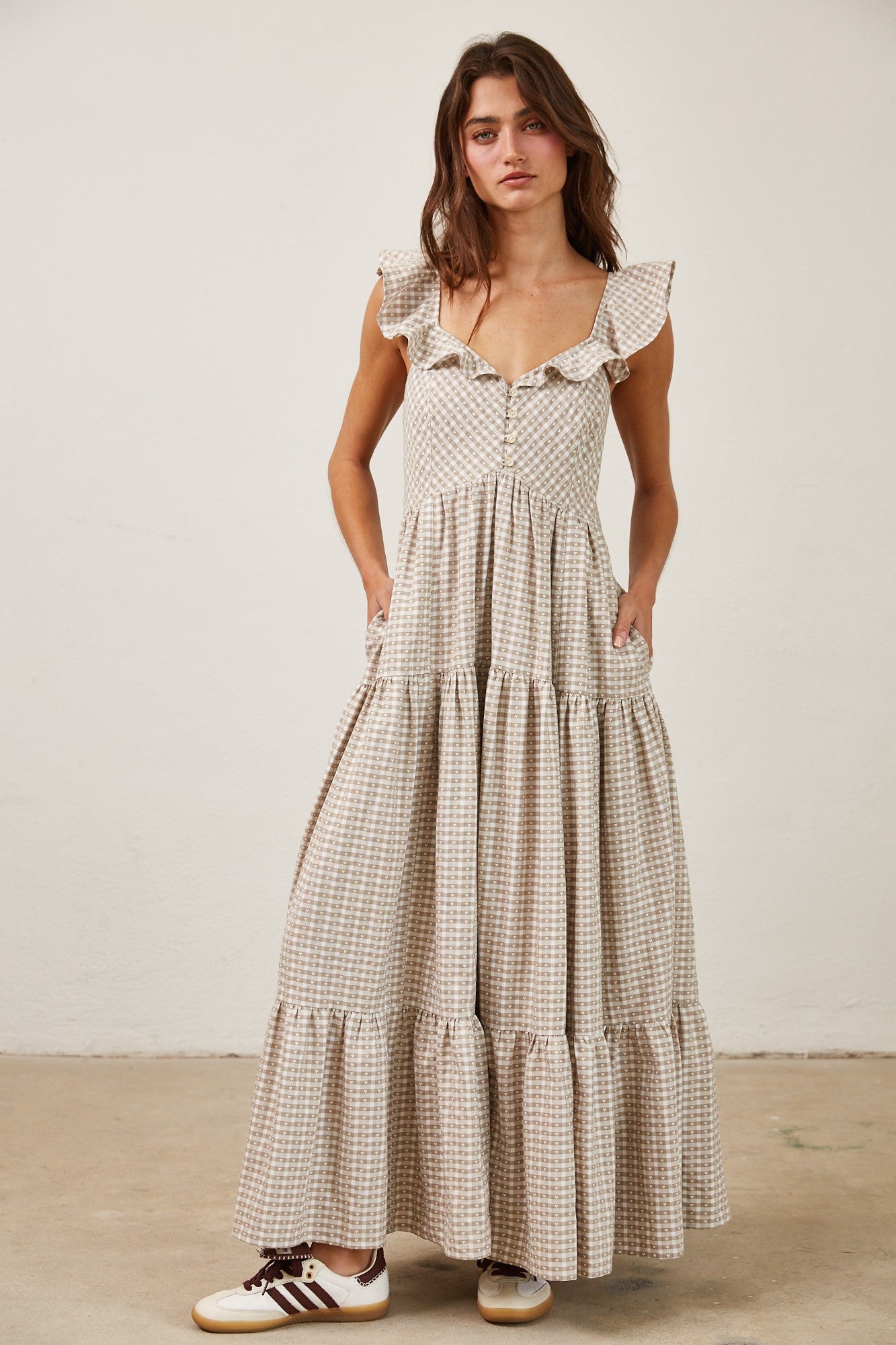 Shoreline Ruffle Maxi