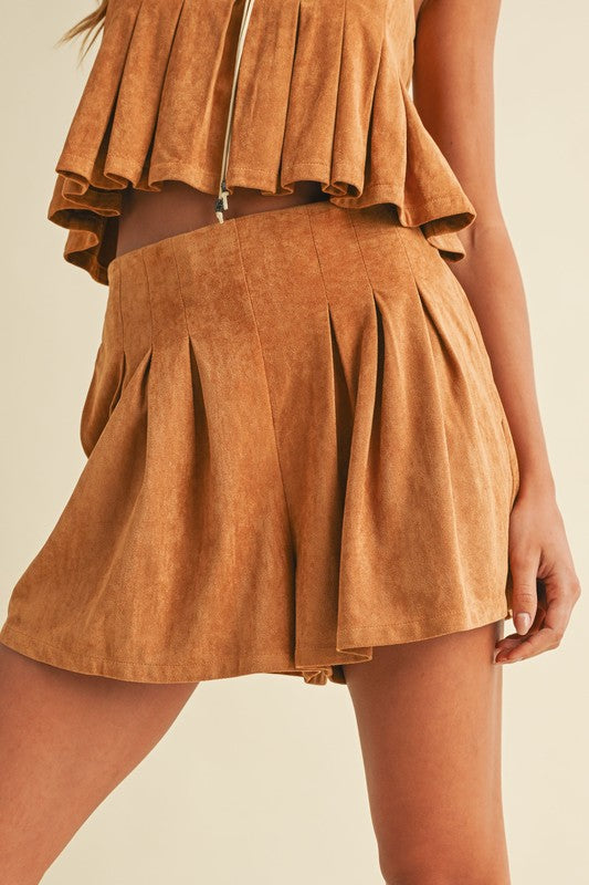 Caramel Suede Set