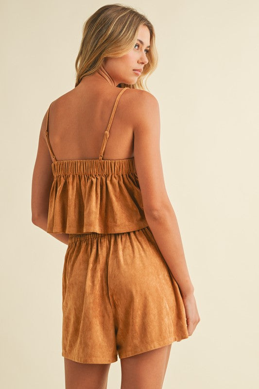 Caramel Suede Set