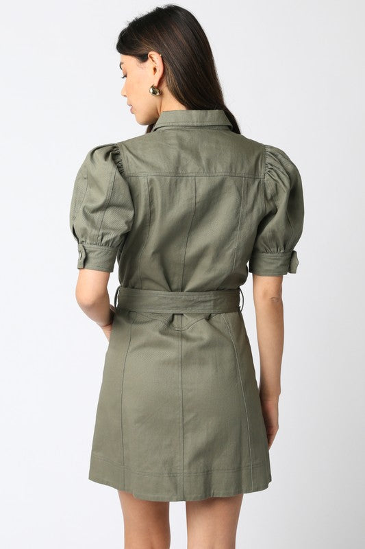 Olive Season Denim Dress