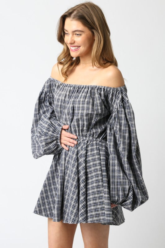 Pumpkin Patch Plaid Dress