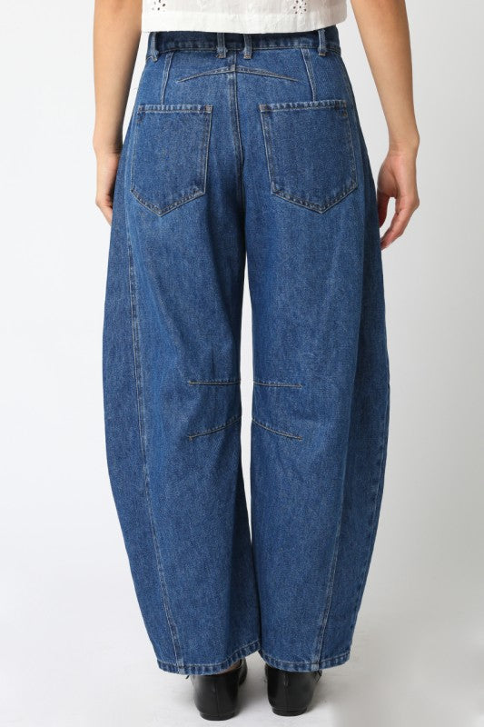 Denim Barrel Jeans