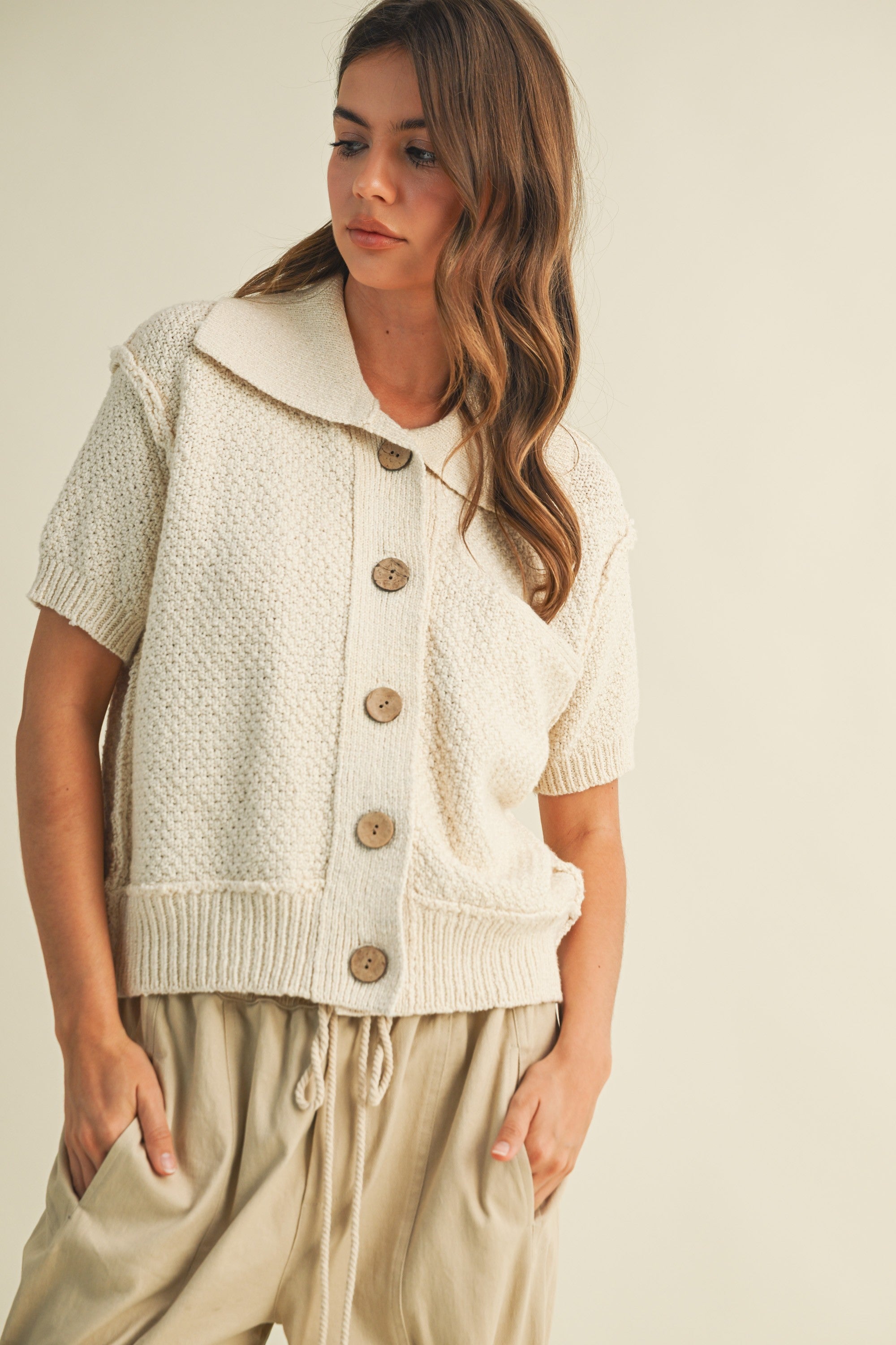 The Cozy Button Knit