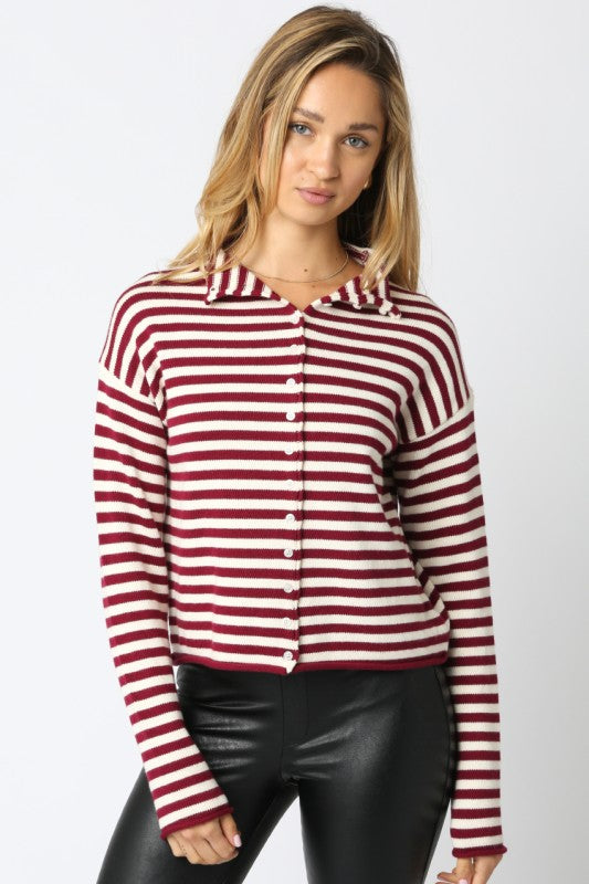 Cranberry Cashmere Sweater