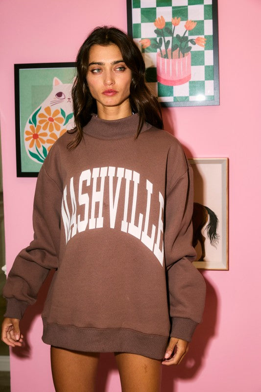 Nashville x Broadway Mockneck