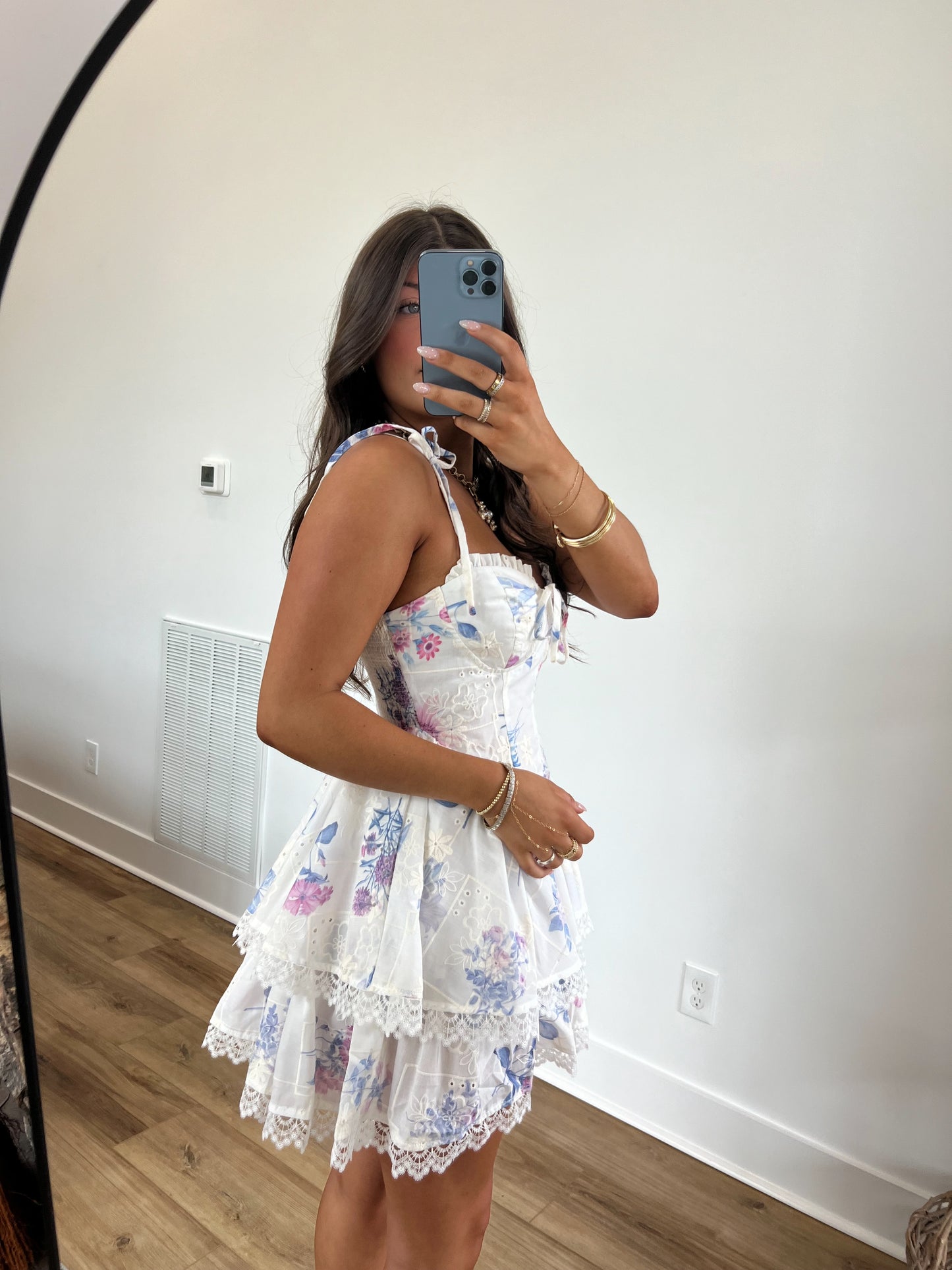 Fairy Eyelet Mini Dress