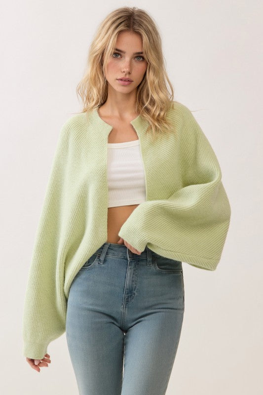 The Pistachio Cardigan Shawl (PRE-ORDER (1-2 weeks)/ Restock)