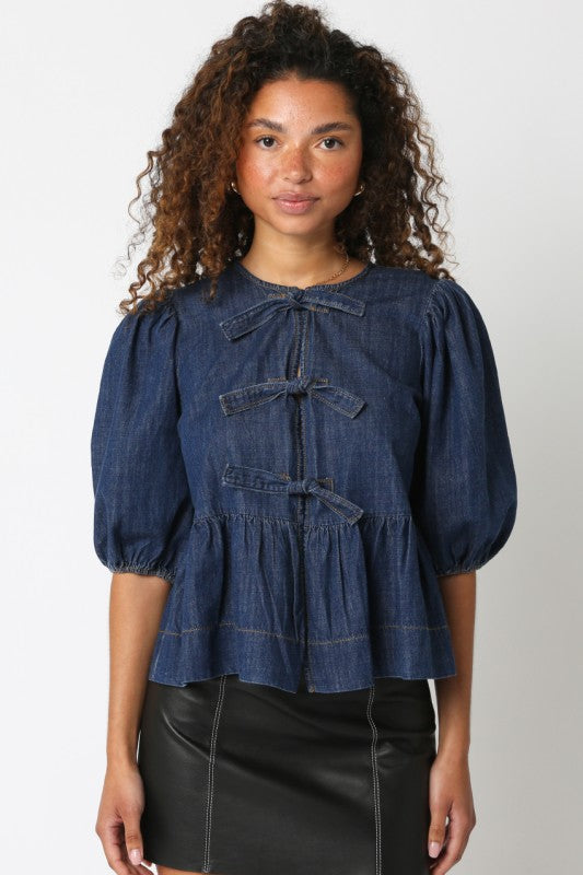 Meela Tie Top