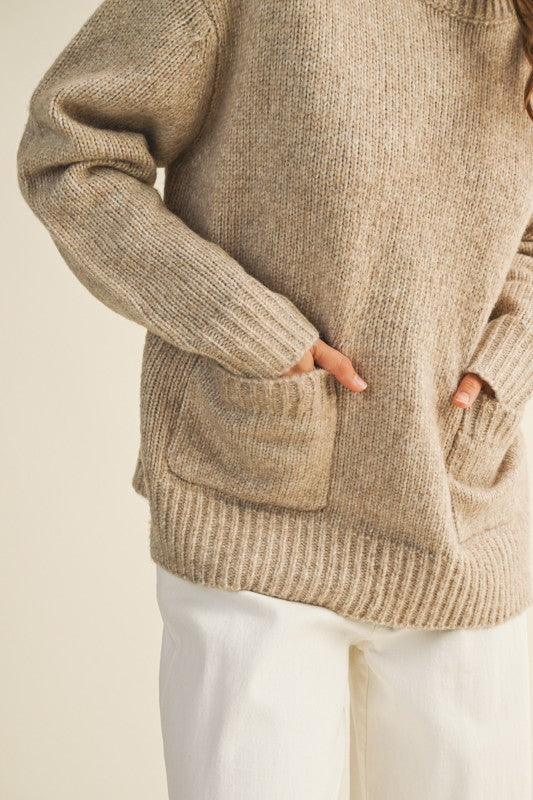 Snuggle Up Sweater (Cream)