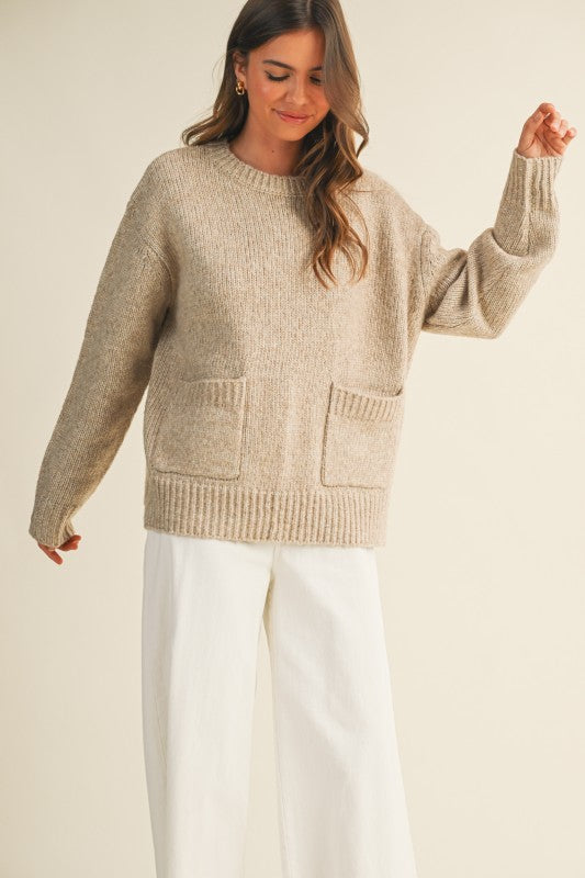 Snuggle Up Sweater (Cream)