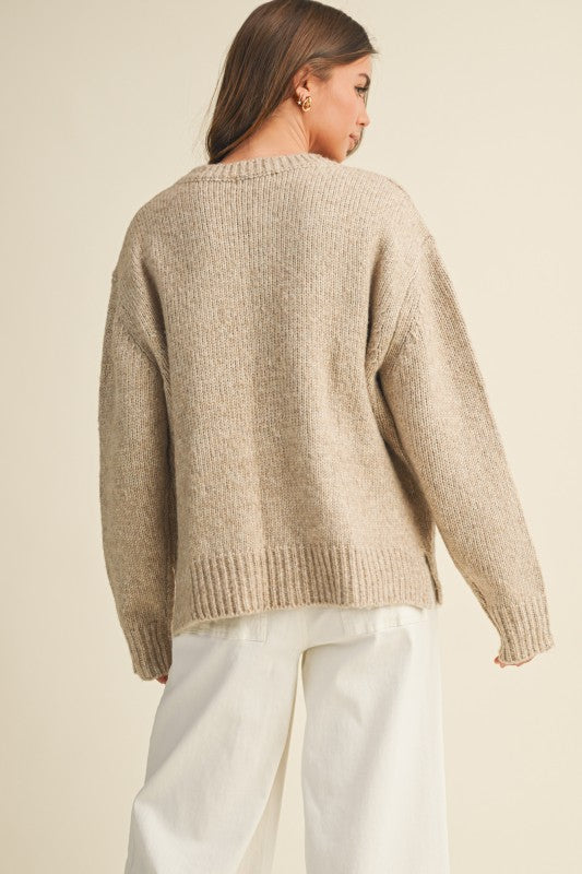 Snuggle Up Sweater (Cream)