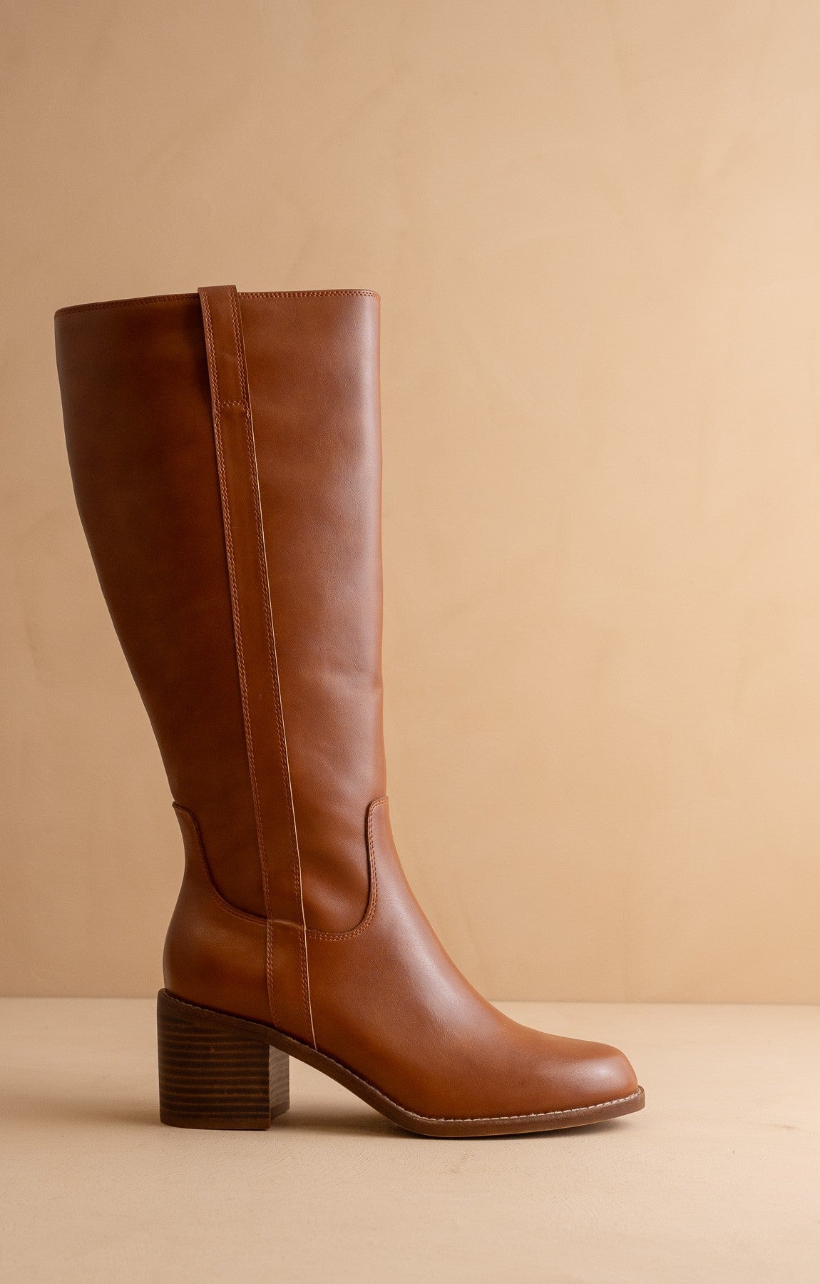 Brown Leather Riding Boots