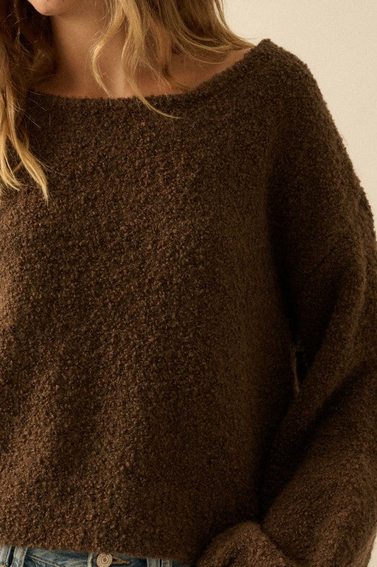 The Chocolate Textured Sweater