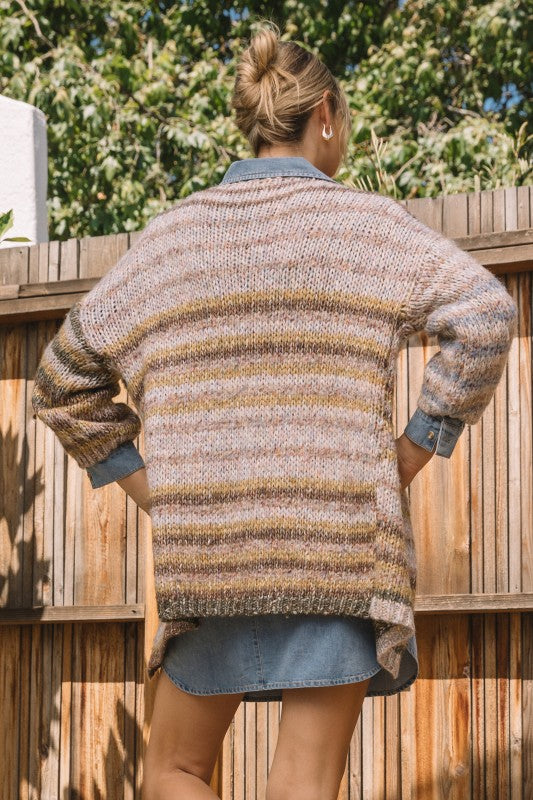 The Pastel Lines Cardigan