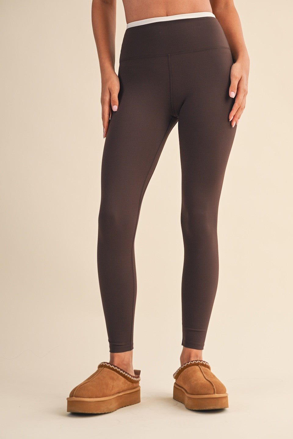 Brown Layered LEGGINGS