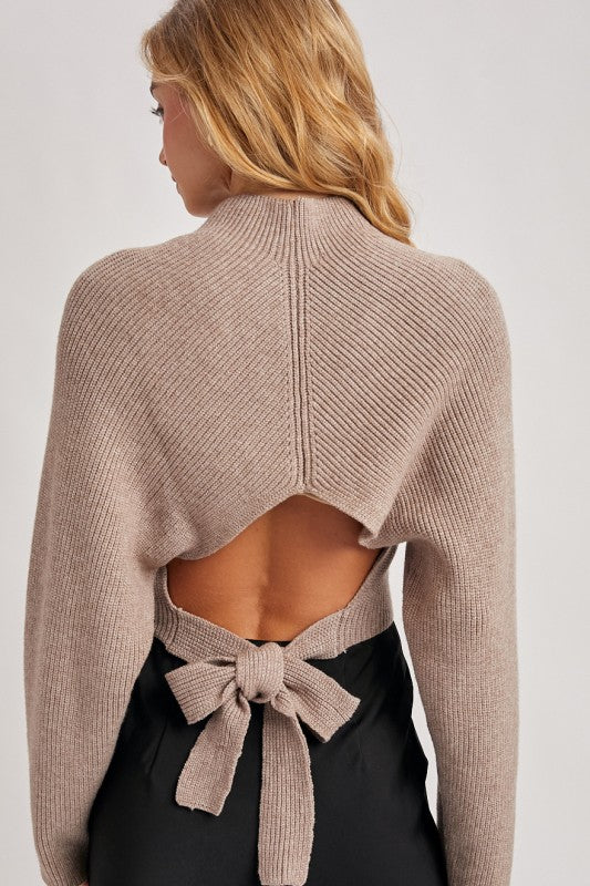 The Bow Back Sweater