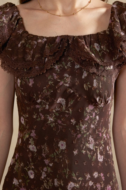 Twilight Bloom Maxi Gown