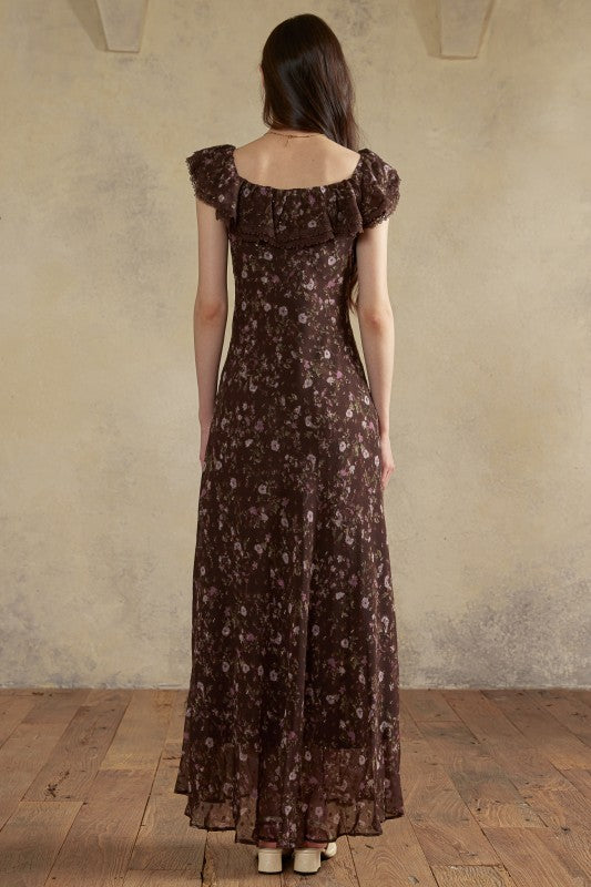 Twilight Bloom Maxi Gown