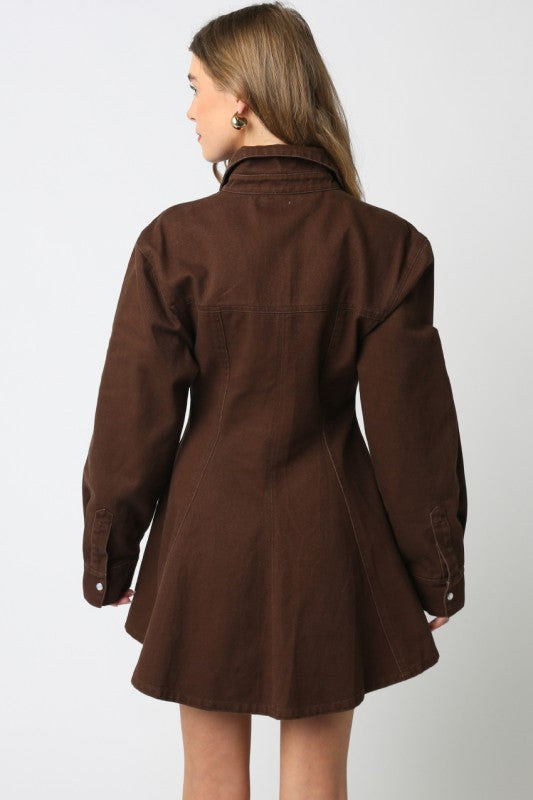 The Dally Flare Mini (Brown)