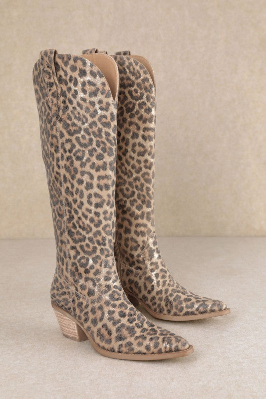 Toledo Leopard Cowgirl Boot