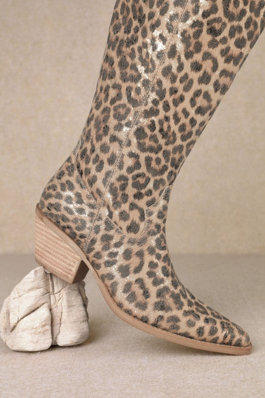 Toledo Leopard Cowgirl Boot