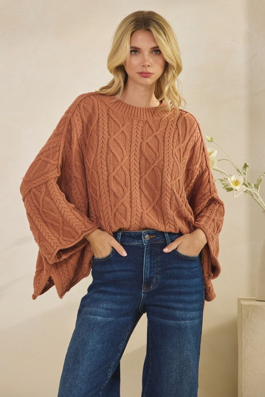 The Soft Scallop Sweater (Pumpkin)