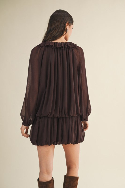 The Bubble Brown Fall Dress