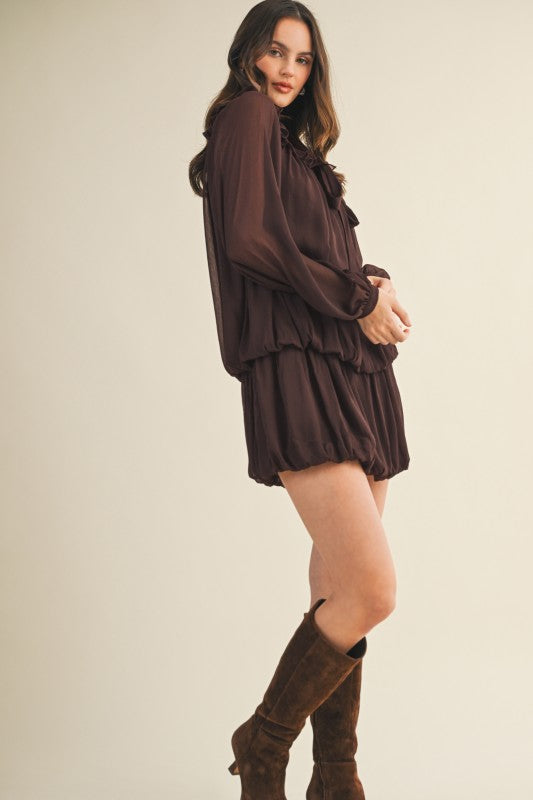 The Bubble Brown Fall Dress