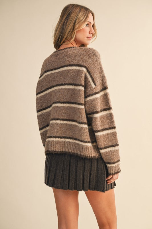 The Loxley Stripe Cardigan