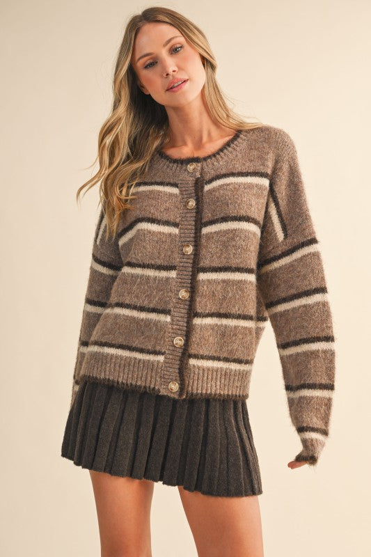 The Loxley Stripe Cardigan