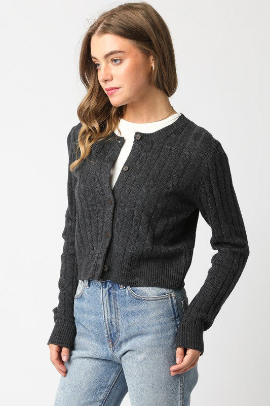 The Classic Cable Cardi
