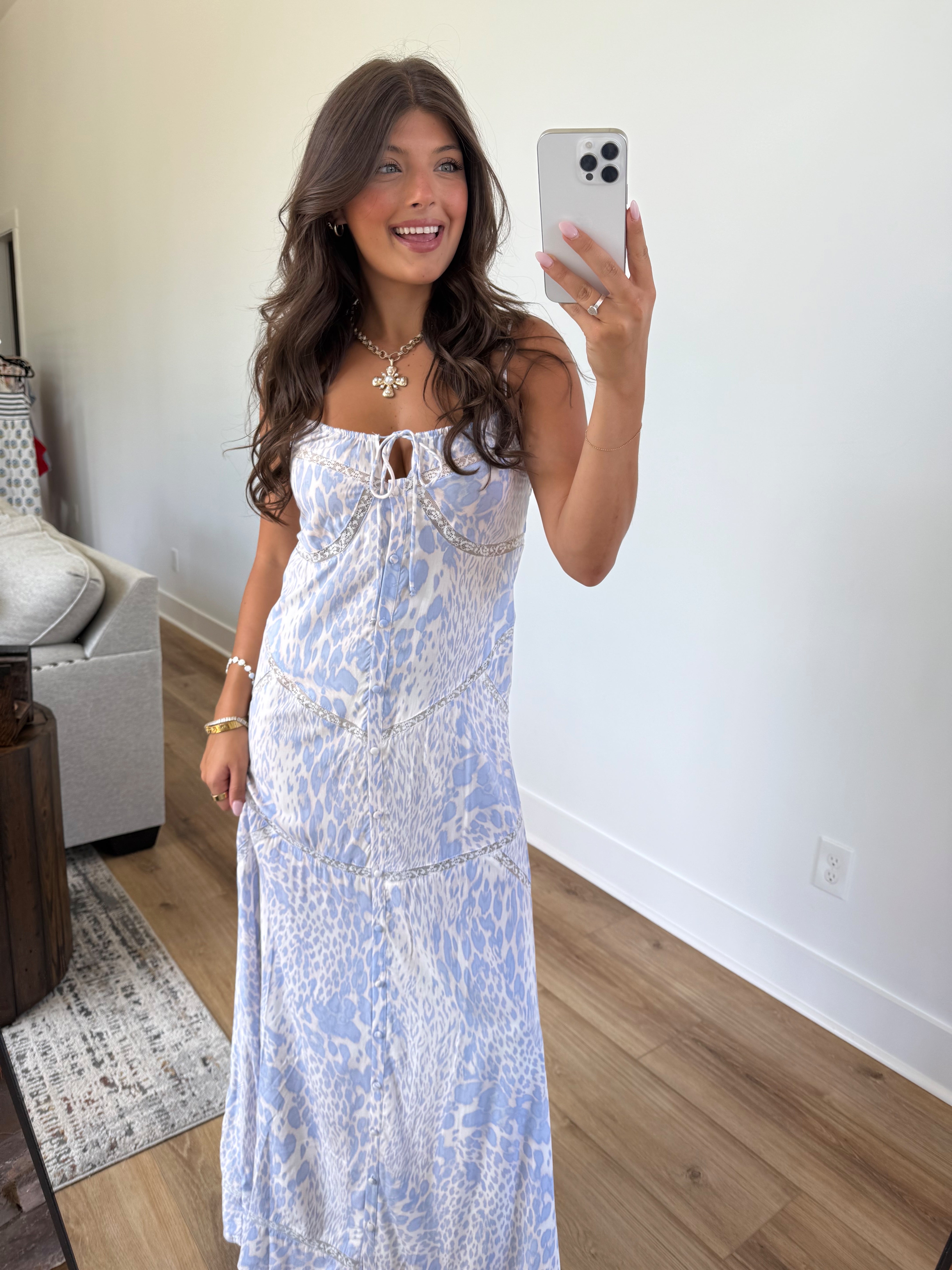 Sunkissed Spots Maxi Dress
