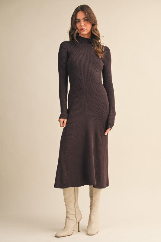 The Autumn Ribbed Dress