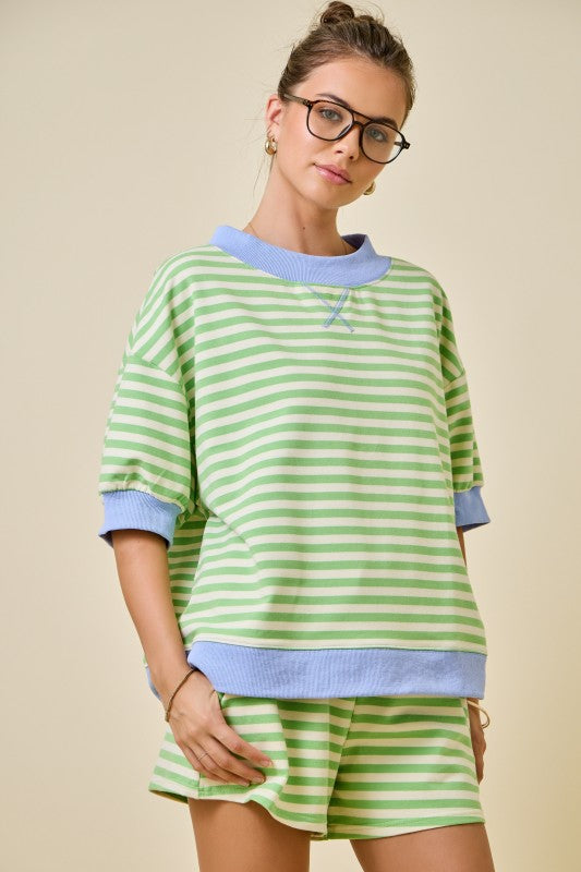 Key Lime Mockneck Set